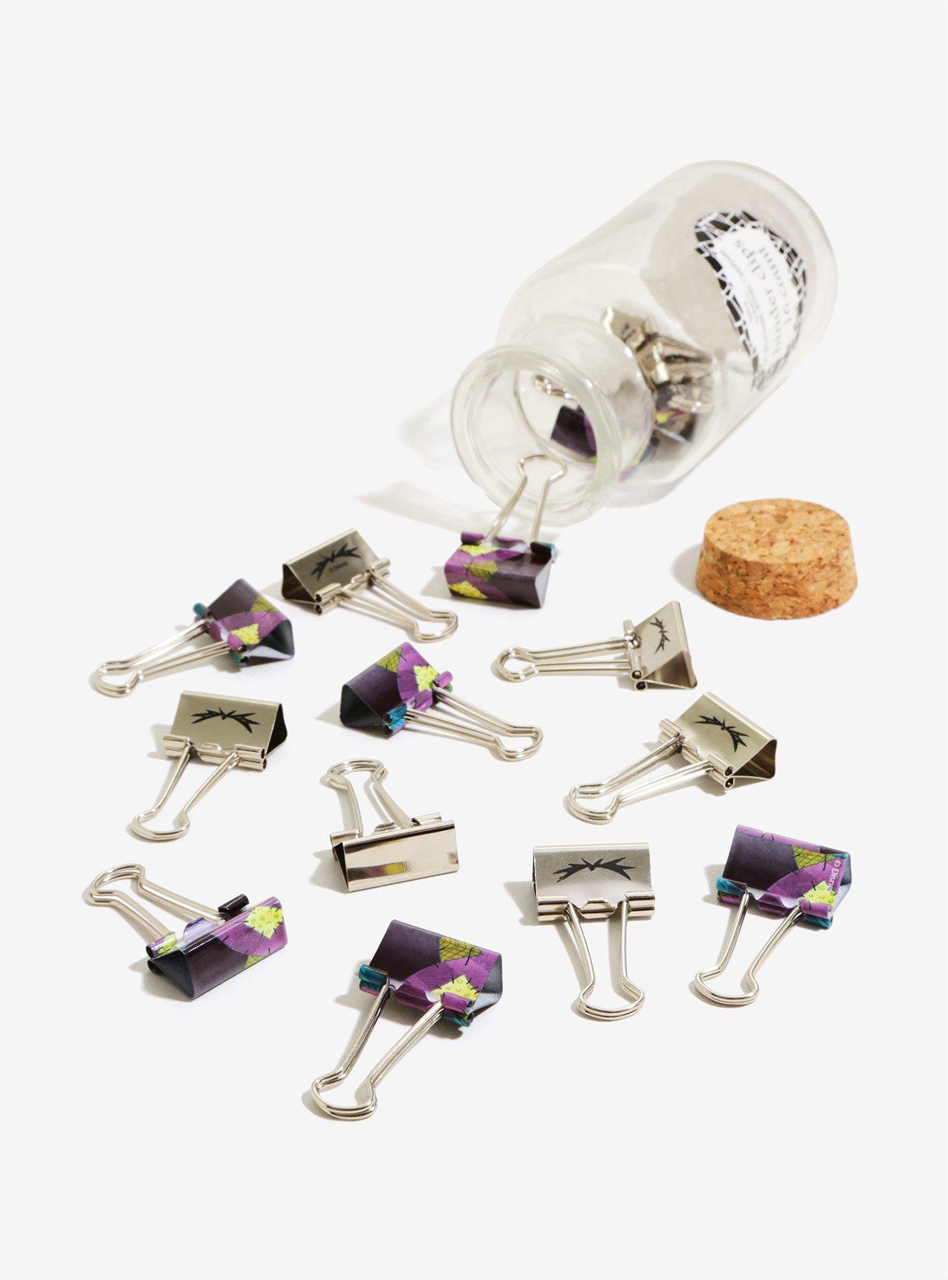 The Nightmare Before Christmas Binder Clips Glass Jar, , hi-res