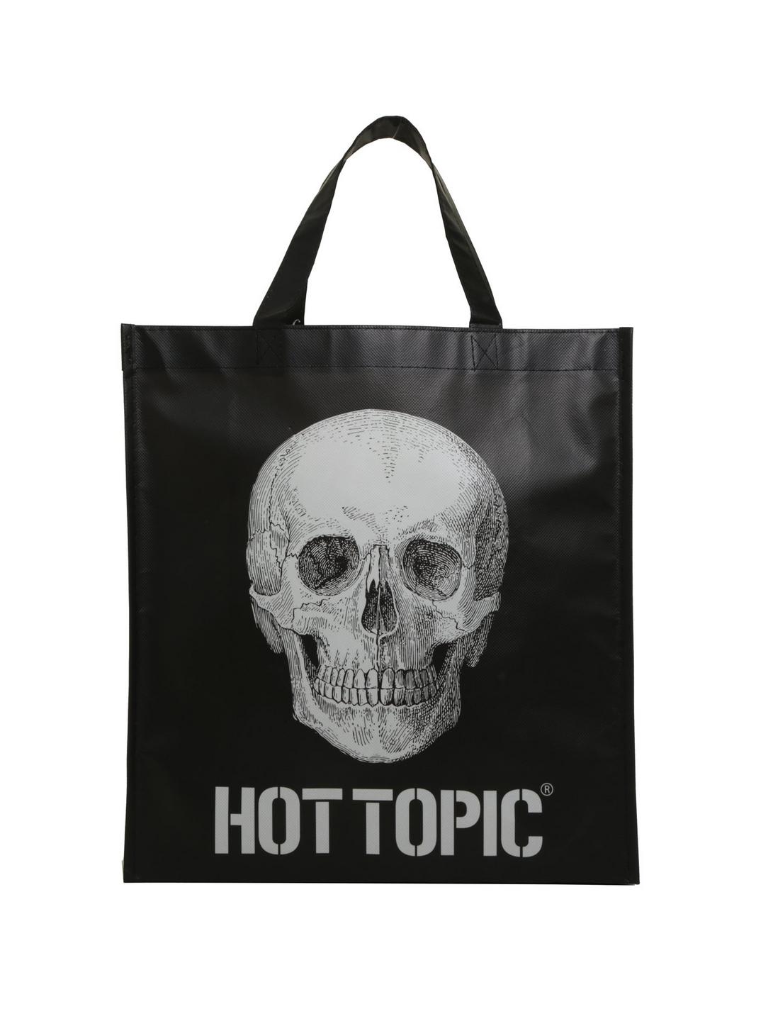 Hot Topic Skull Reusable Tote, , hi-res