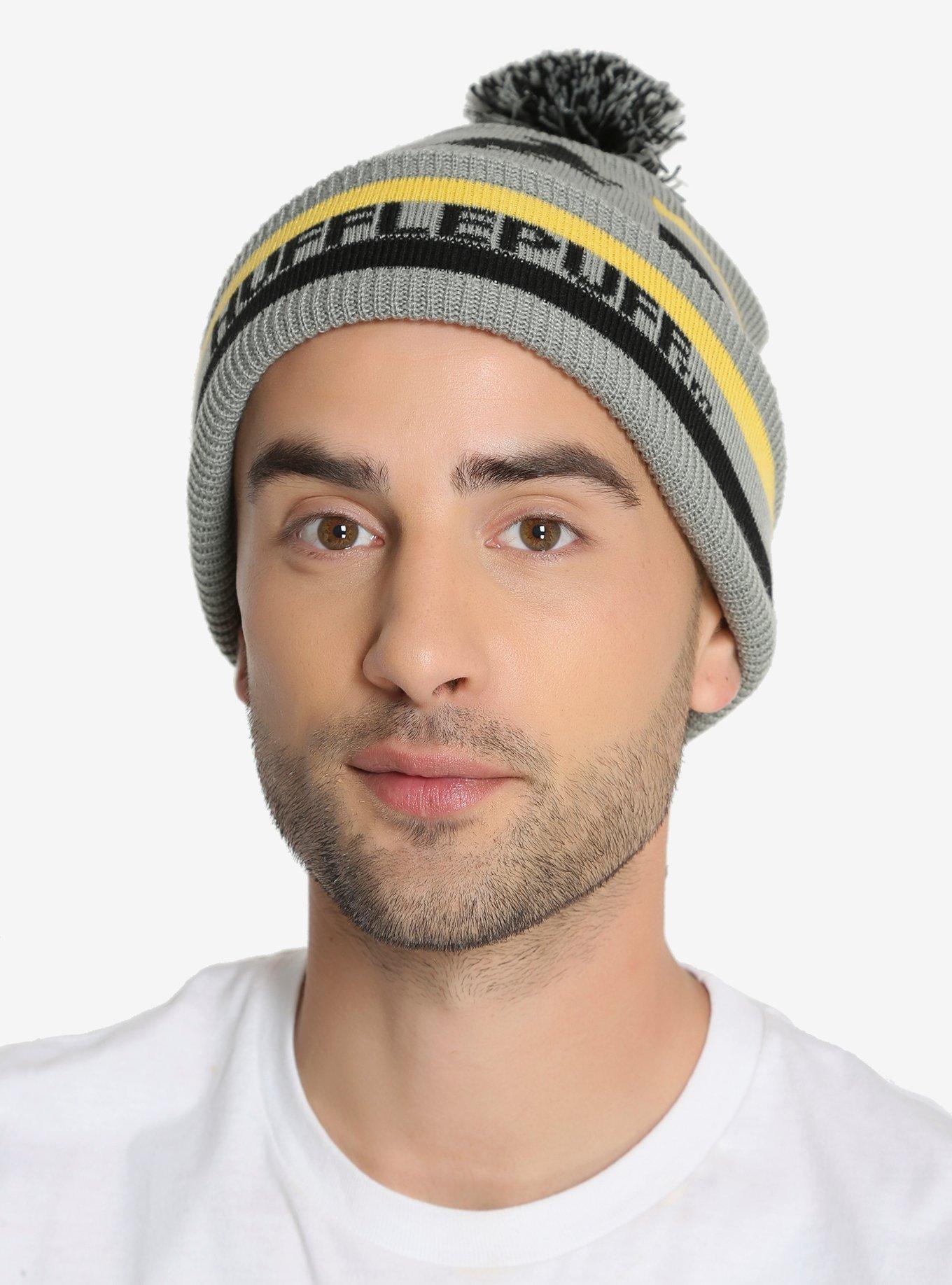 Harry Potter Hufflepuff Pom Beanie - BoxLunch Exclusive, , hi-res
