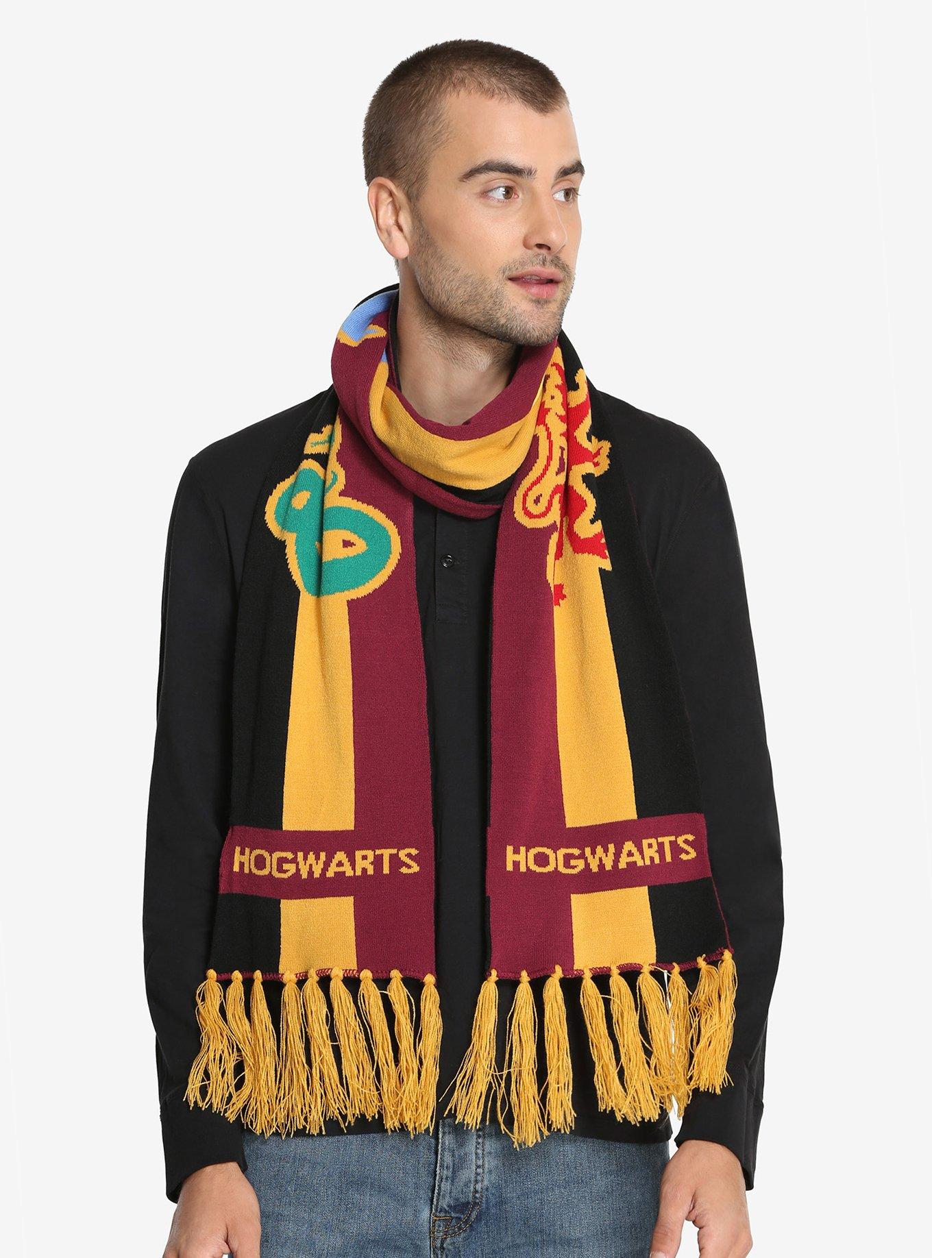Harry Potter Hogwarts House Mascot Scarf - BoxLunch Exclusive, , hi-res