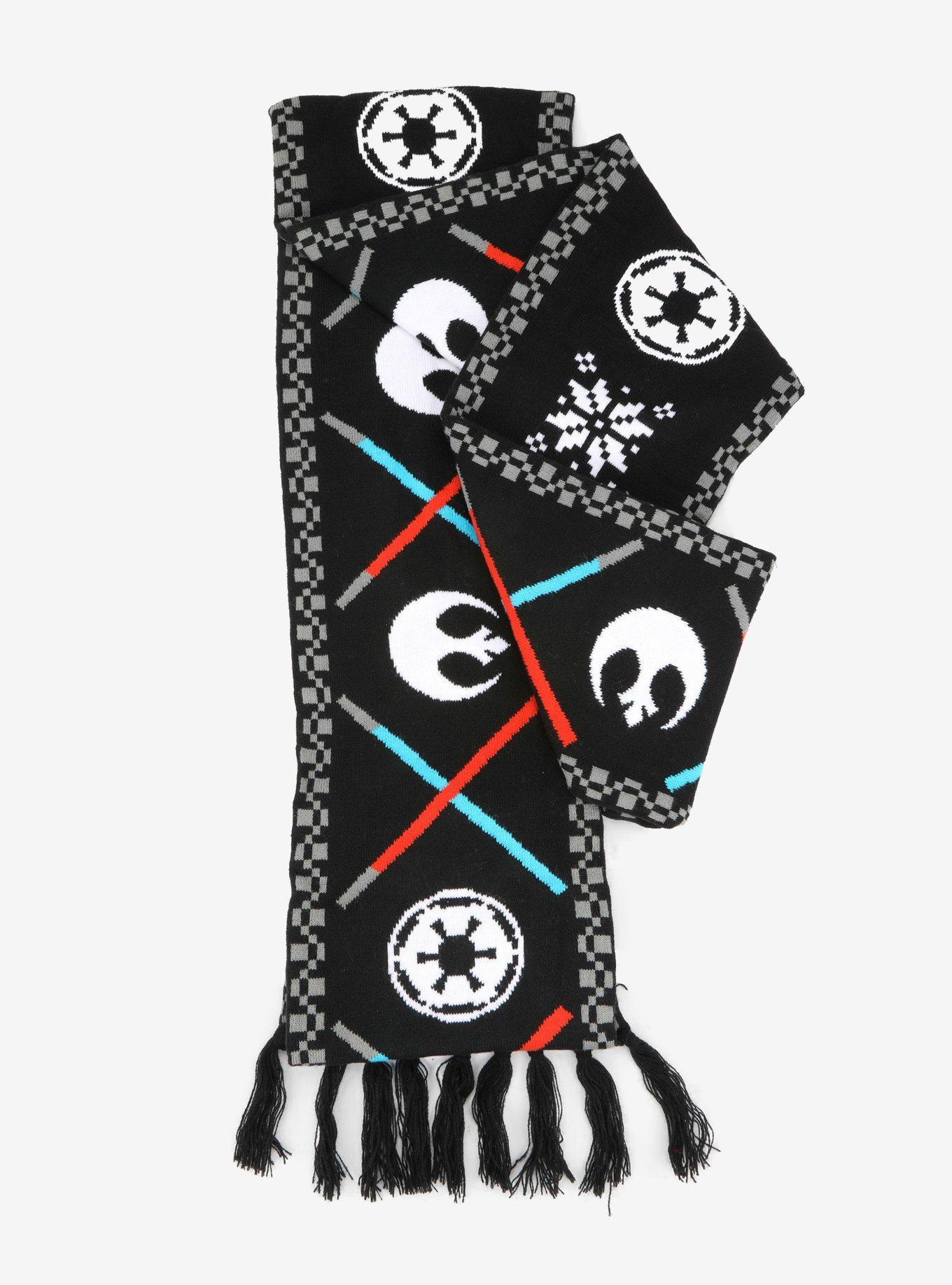 Star Wars Fair Isle Lightsaber Scarf, , hi-res