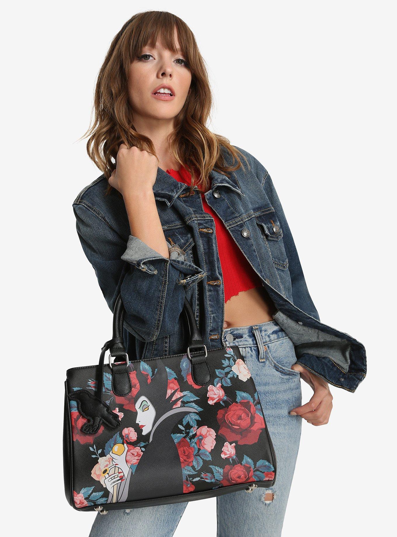 Loungefly Disney Maleficent Roses Tote - BoxLunch Exclusive