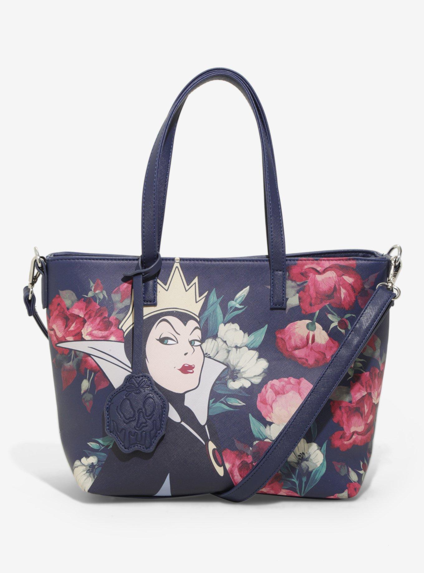 Loungefly Disney Snow White Evil Queen Floral Tote - BoxLunch Exclusive, , hi-res