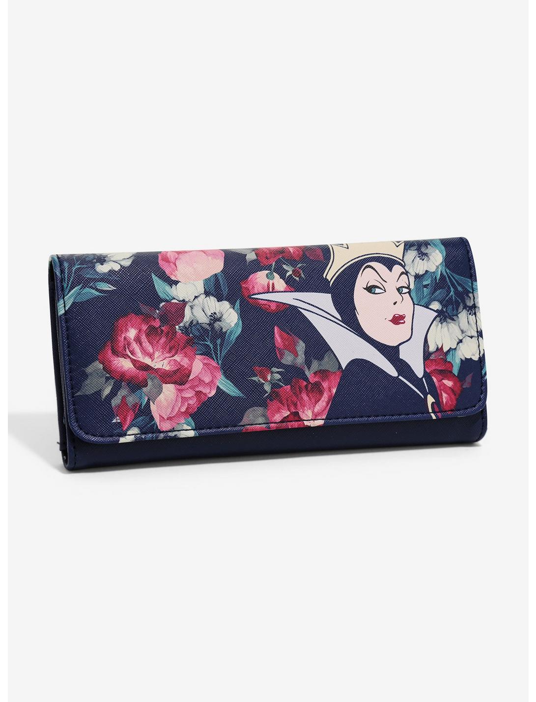 Loungefly Disney Snow White Evil Queen Floral Wallet - BoxLunch Exclusive, , hi-res