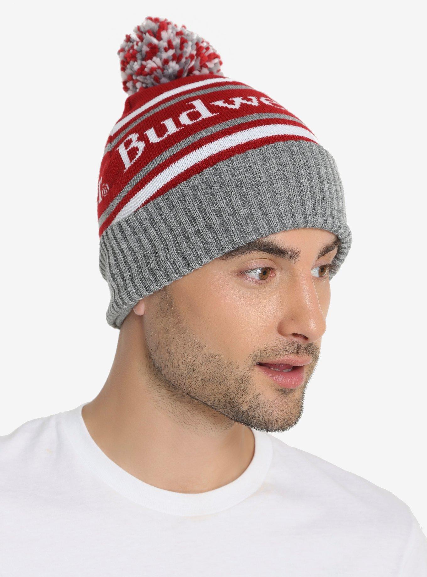 Budweiser Pom Beanie - BoxLunch Exclusive, , hi-res