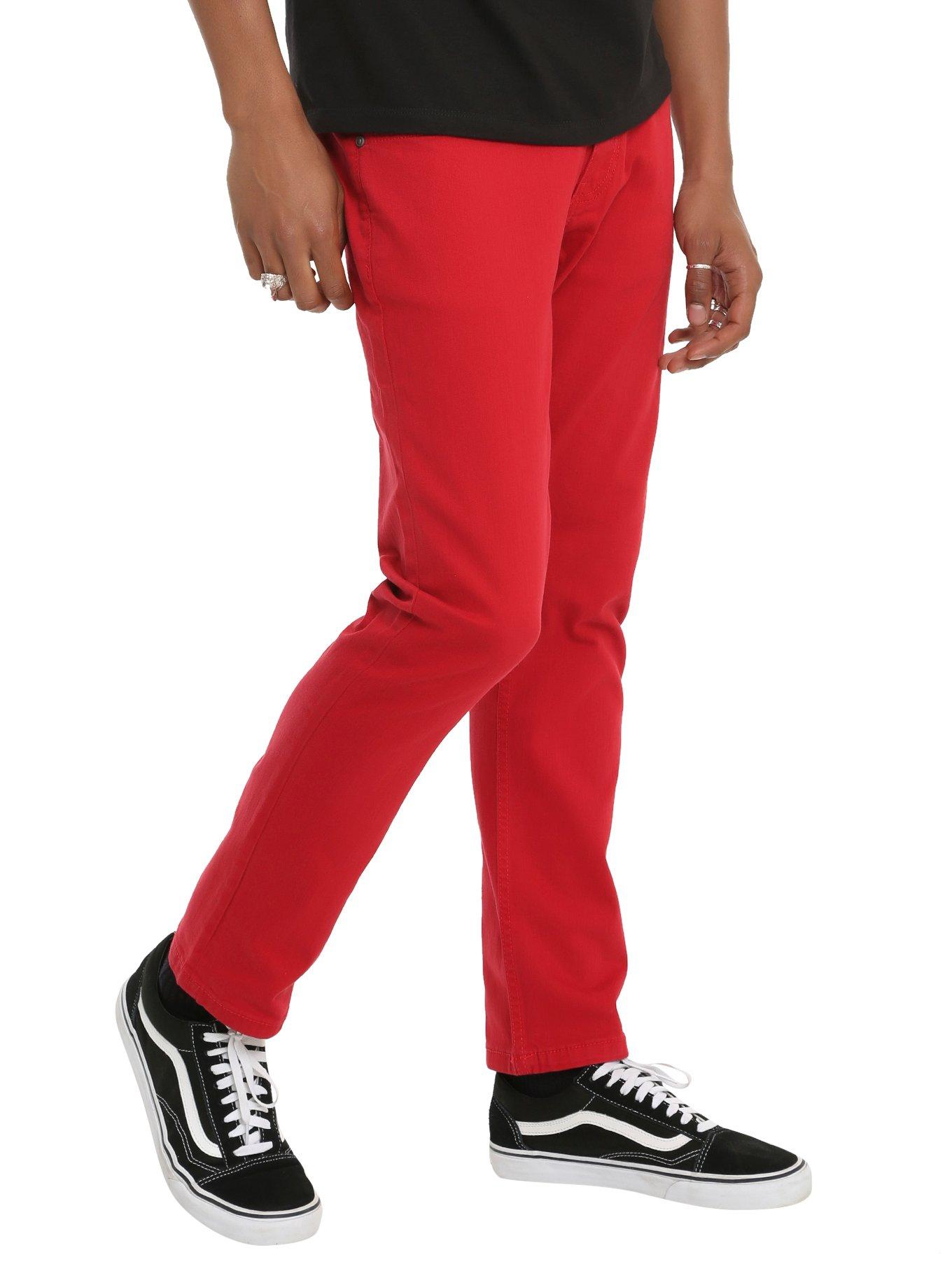 XRay Red Skinny Jeans, RED, hi-res
