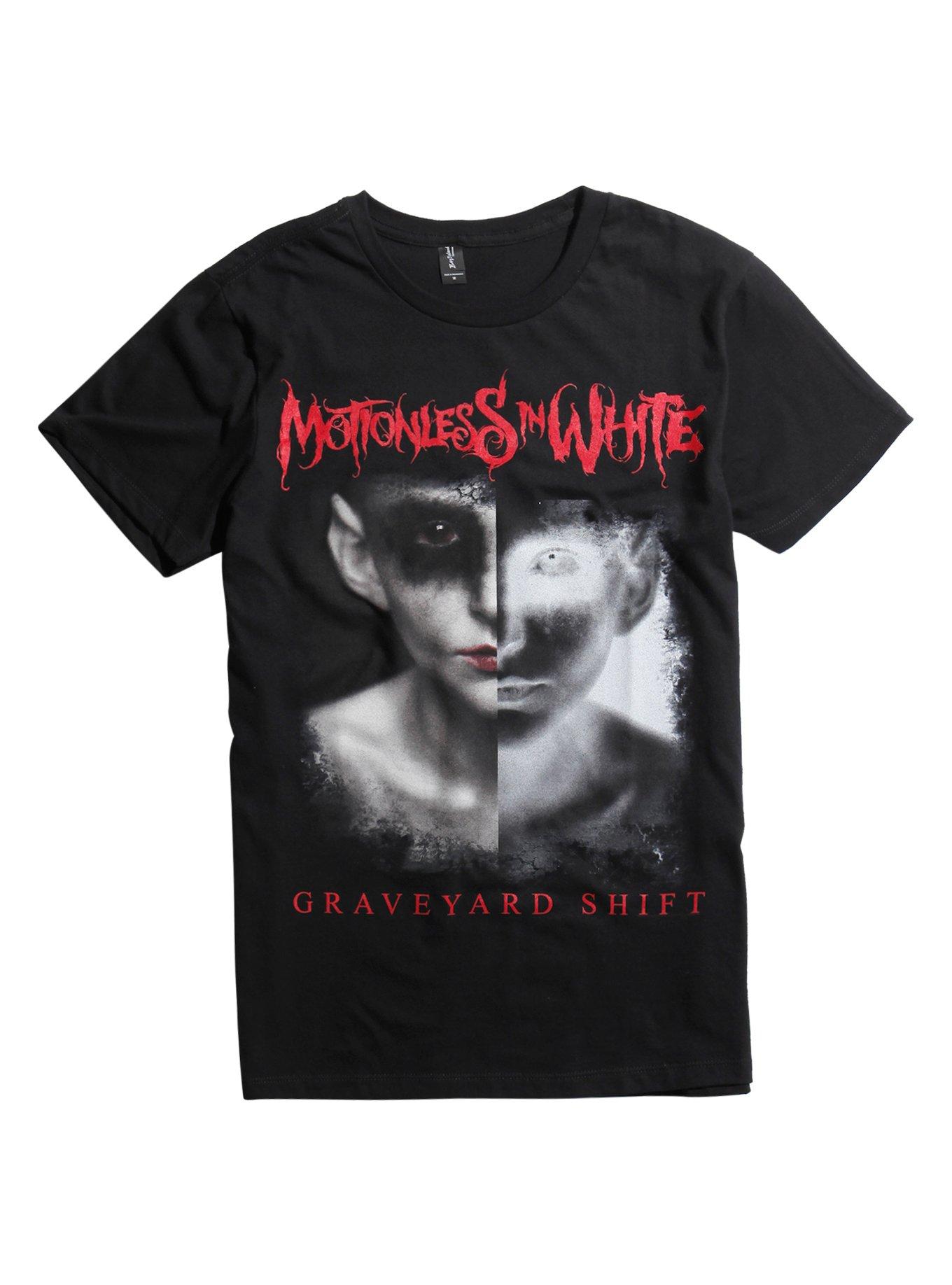 Motionless In White Graveyard Shift T-Shirt, BLACK, hi-res