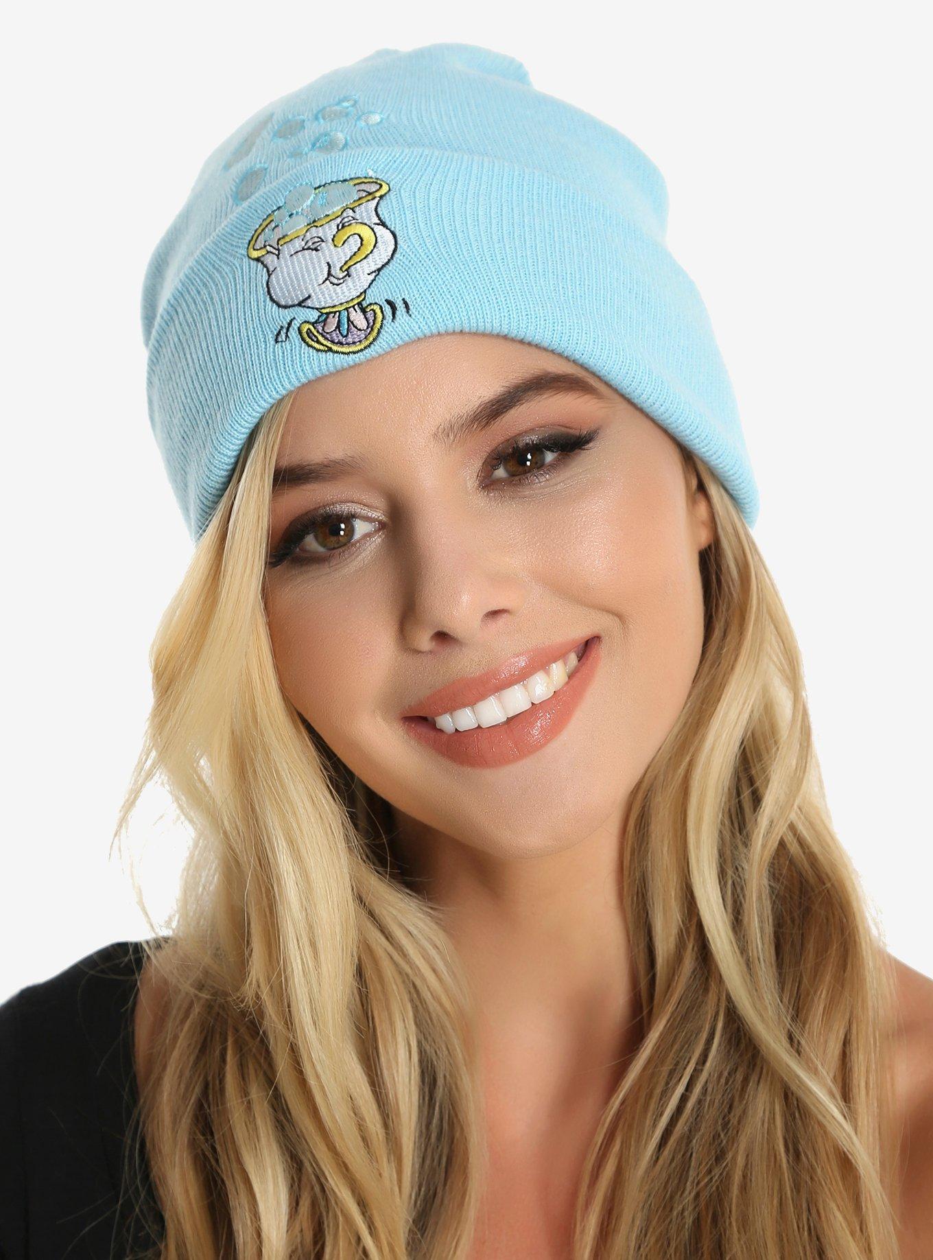 Disney Beauty And The Beast Chip Cuff Beanie, , hi-res