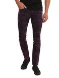 XXX RUDE 32 Inch Inseam Purple & Black Tie-Dye Super Skinny Jeans, PURPLE, hi-res