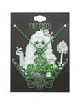 Drag Queen Merch Alaska Anodized Green Nameplate Necklace, , hi-res
