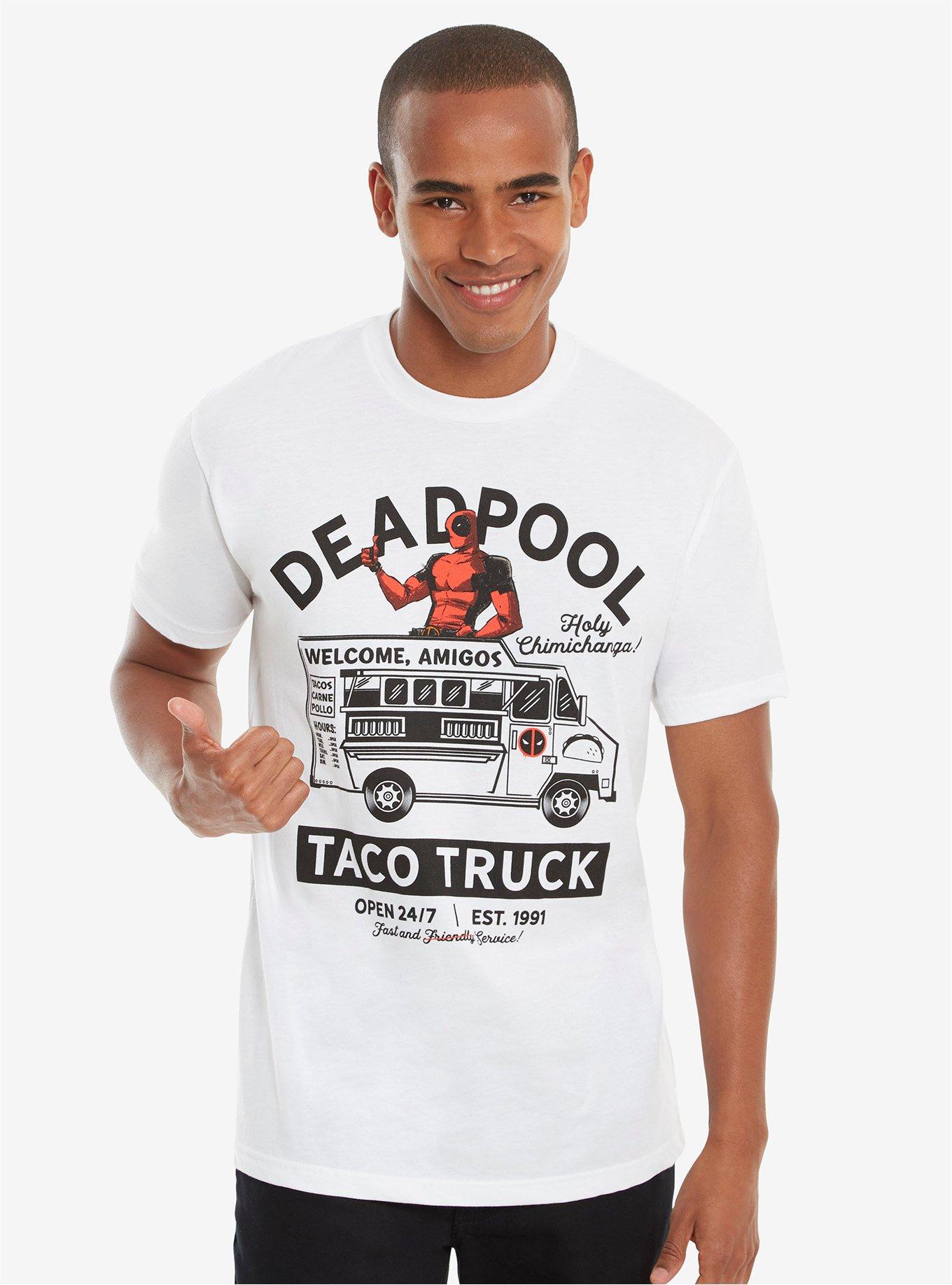 Marvel Deadpool Taco Truck T-Shirt | BoxLunch