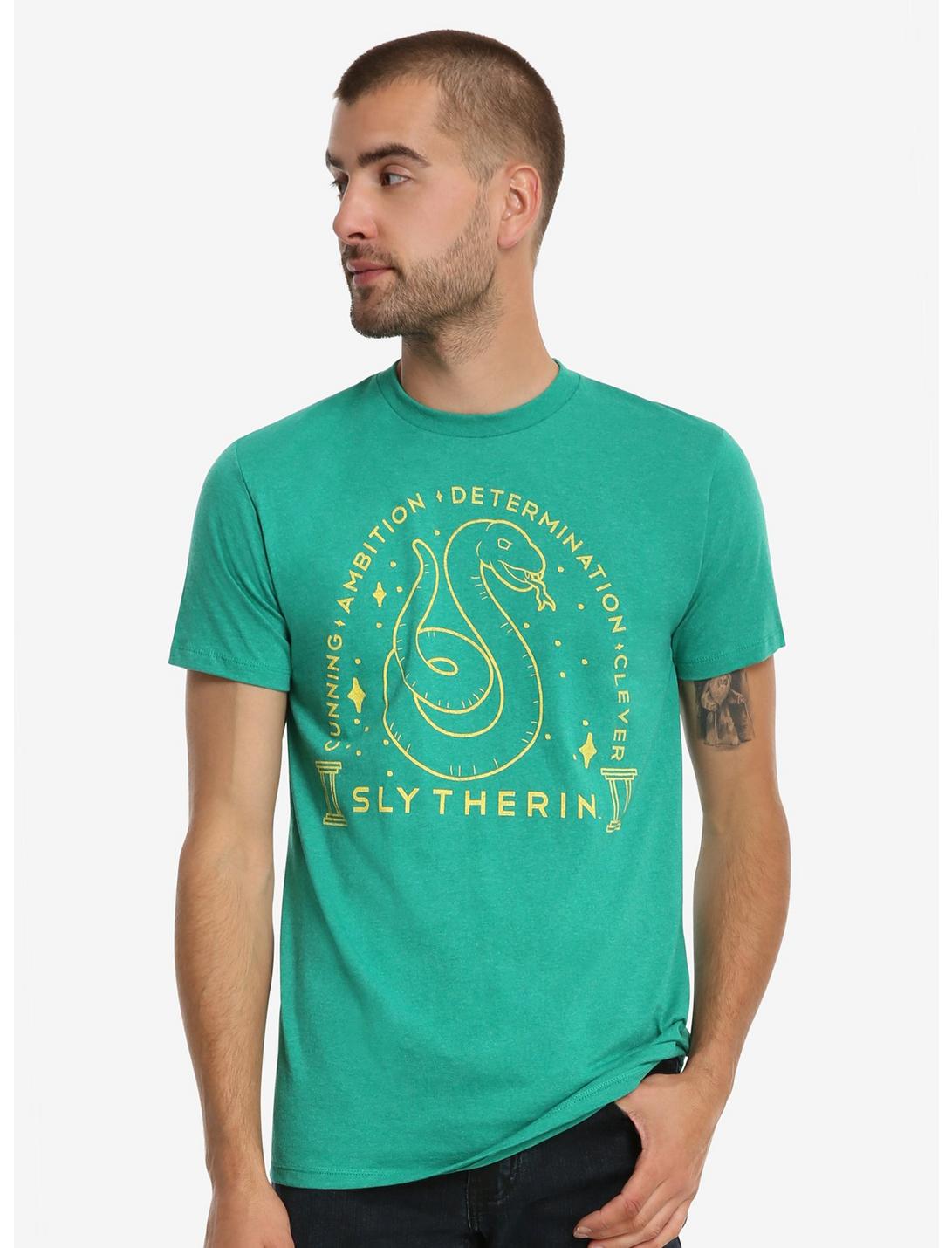 Harry Potter Slytherin Sketch T-Shirt, GREEN, hi-res