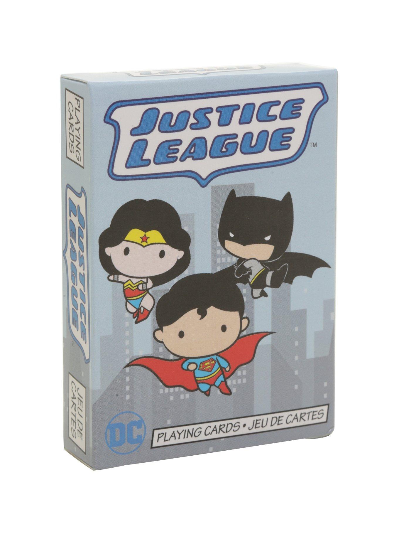 Chibi DC Comics Justice League Playing Cards, , hi-res