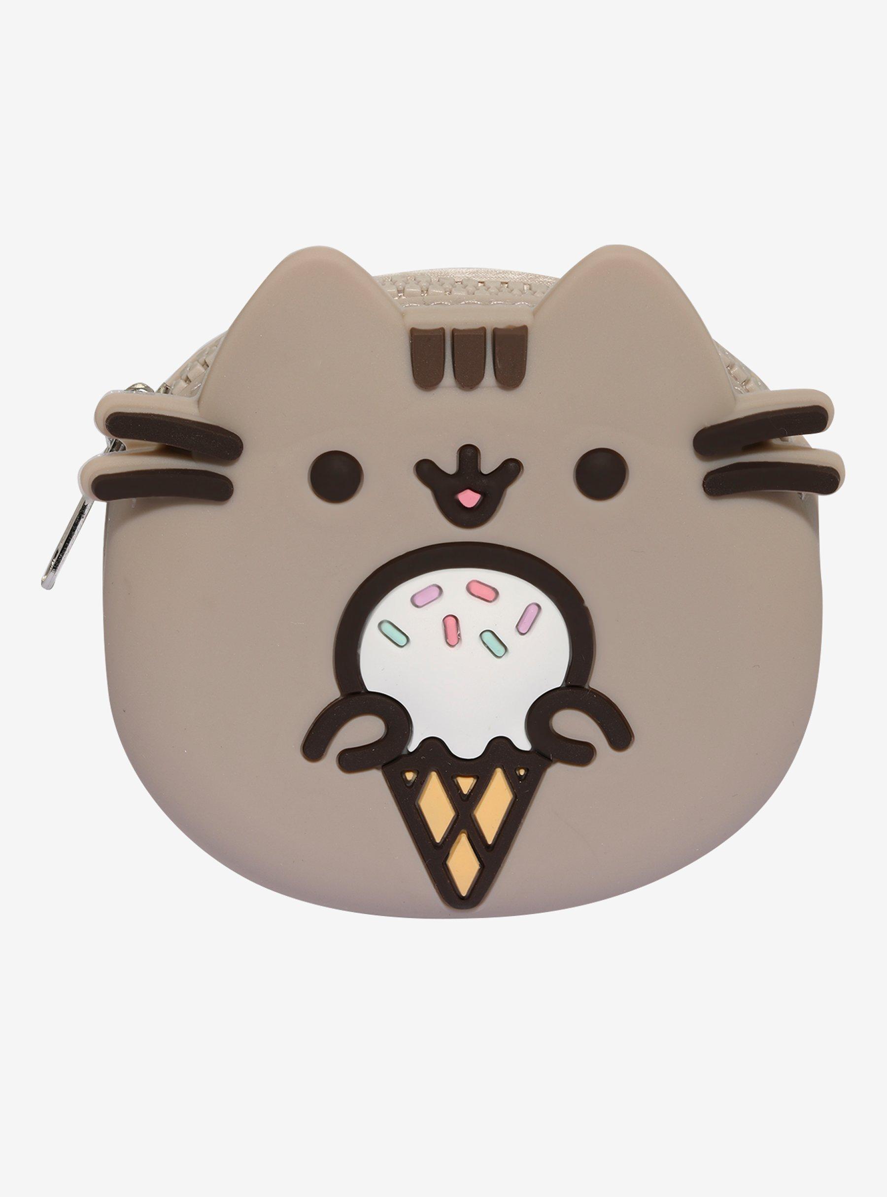 Pusheen Ice Cream Silicone Coin Purse, , hi-res