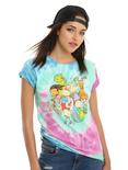 Nickelodeon Character Collage Tie Dye Girls T-Shirt, TIE DYE, hi-res