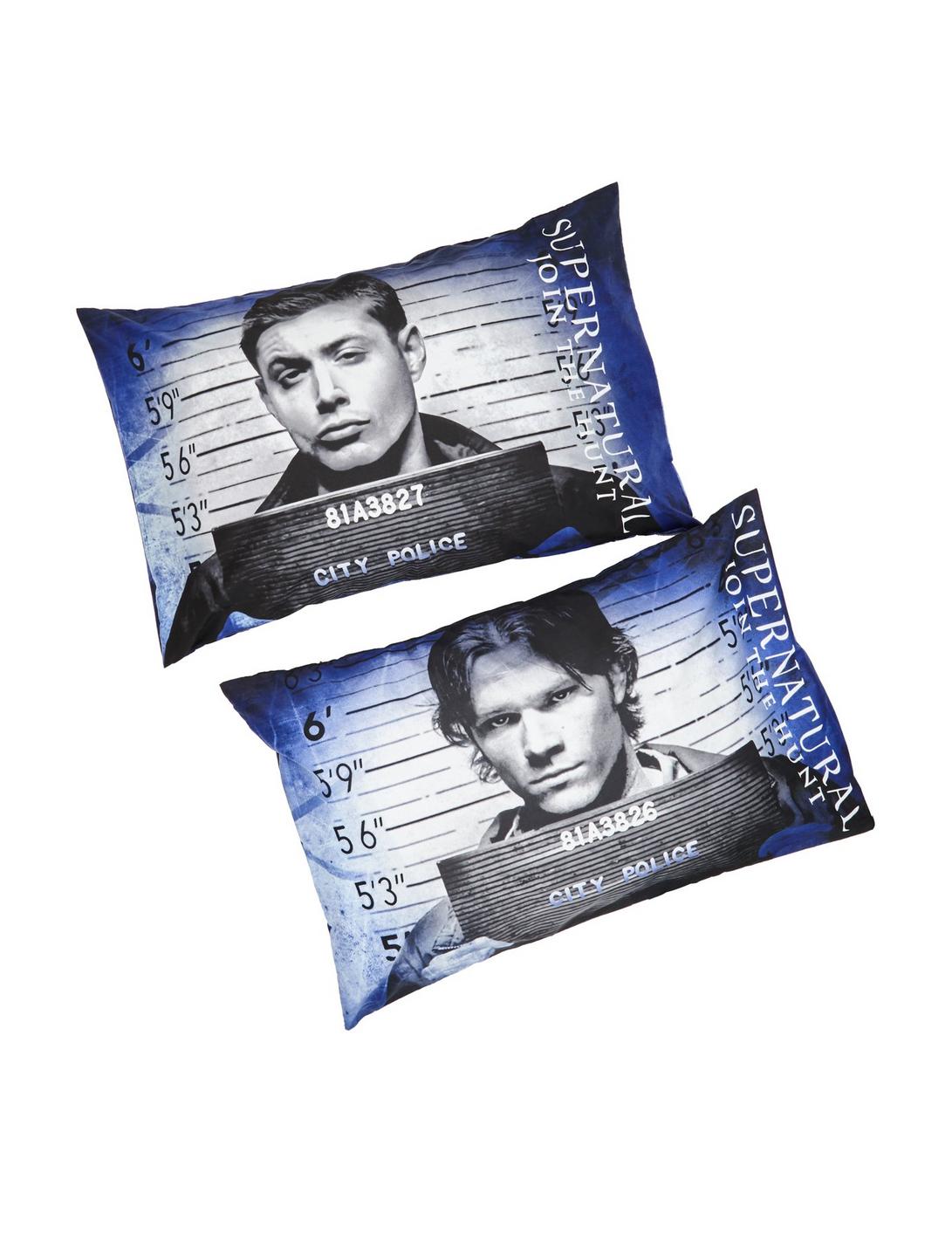 Supernatural Mugshots Pillowcase Set, , hi-res