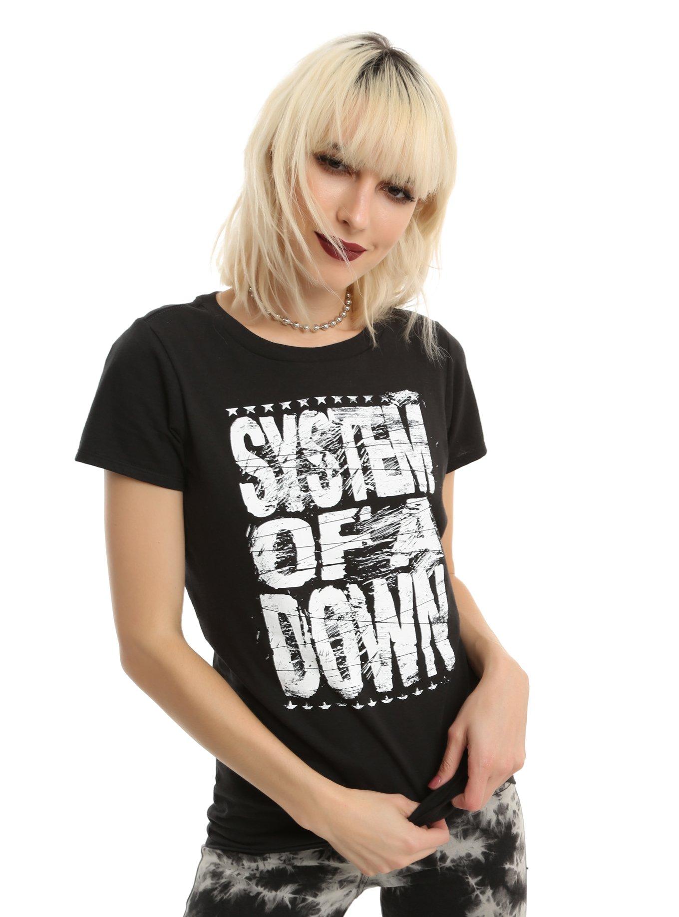 System Of A Down Shattered Girls T-Shirt, BLACK, hi-res