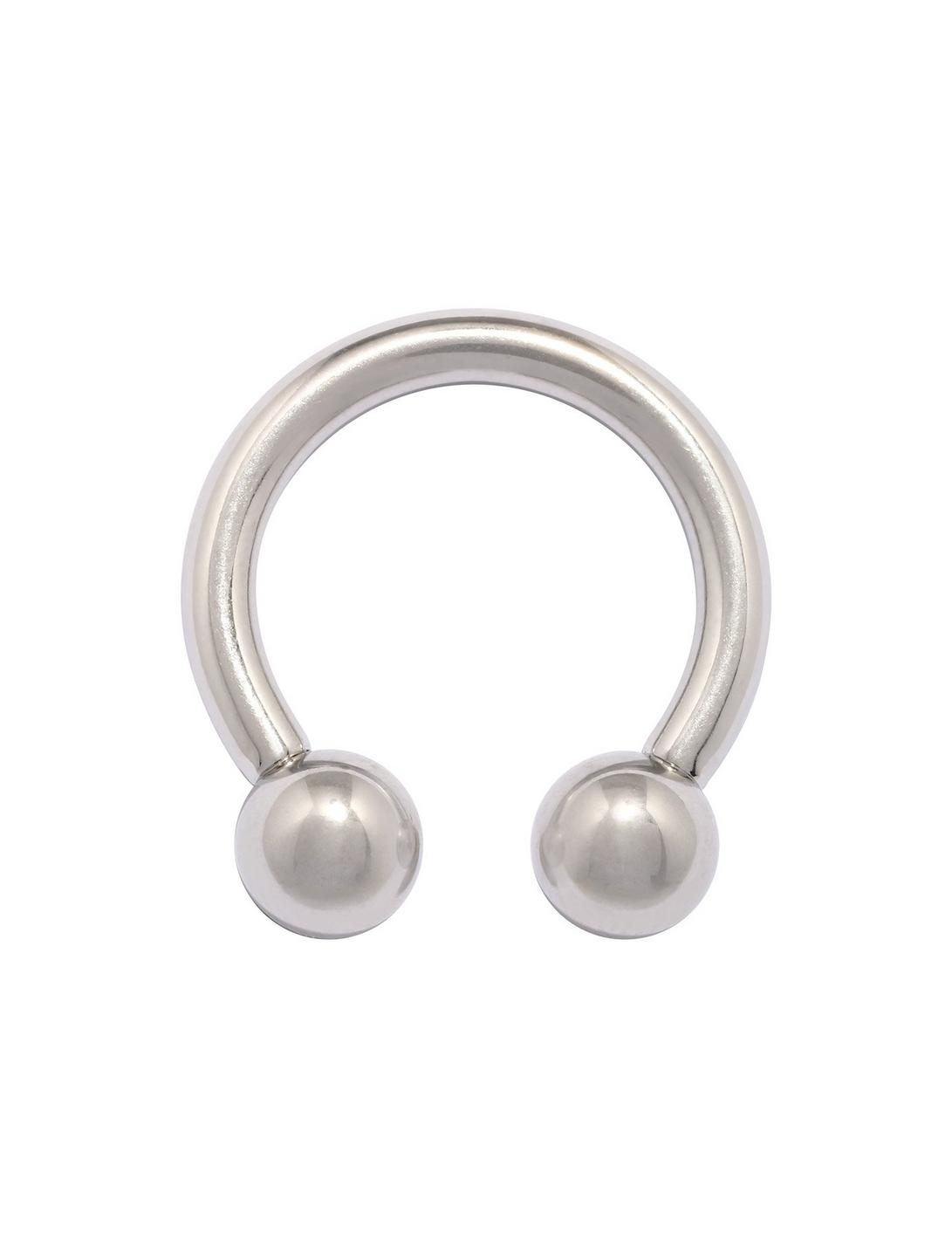 10G 9/16 Surgical Steel Circular Barbell, SILVER, hi-res