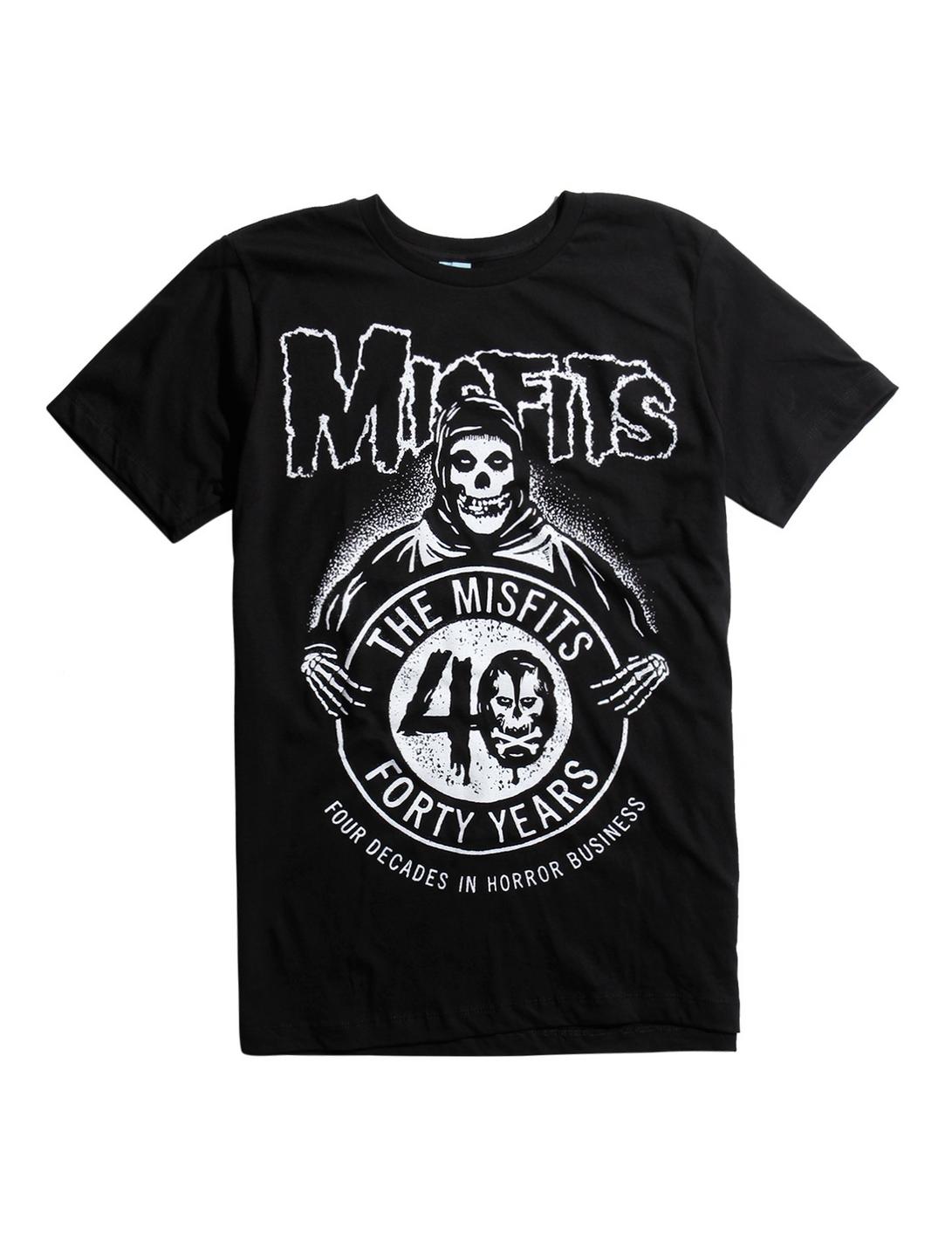 Misfits 40th Anniversary T-Shirt, BLACK, hi-res