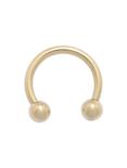 5/16 Gold Plated Surgical Steel Circular Barbell, GOLD, hi-res