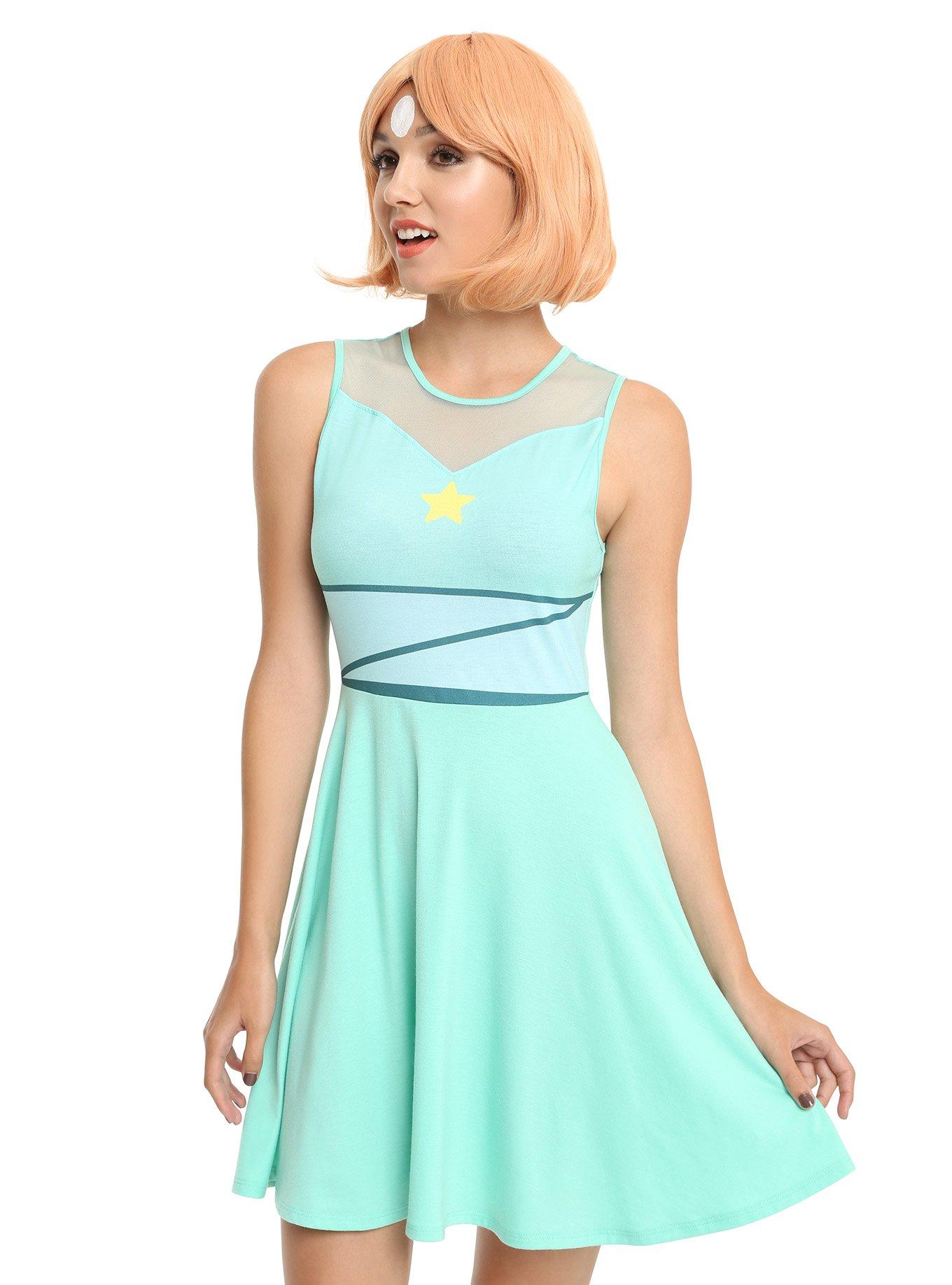 Steven Universe I Am Pearl Cosplay Dress, MULTI, hi-res