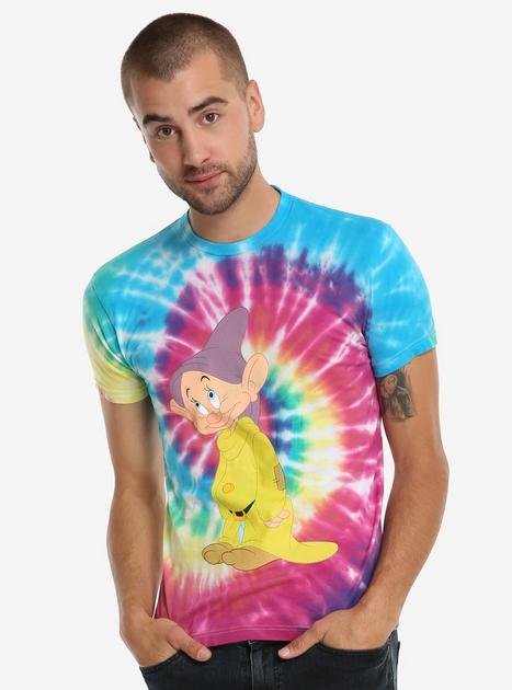 Disney Snow White And The Seven Dwarfs Dopey Tie Dye T-shirt 