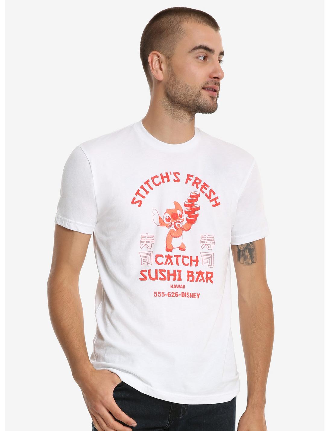 Disney Lilo & Stitch Sushi Bar T-Shirt, WHITE, hi-res