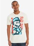 Nintendo Super Mario Bros. 8-Bit Kanji T-Shirt, NATURAL, hi-res
