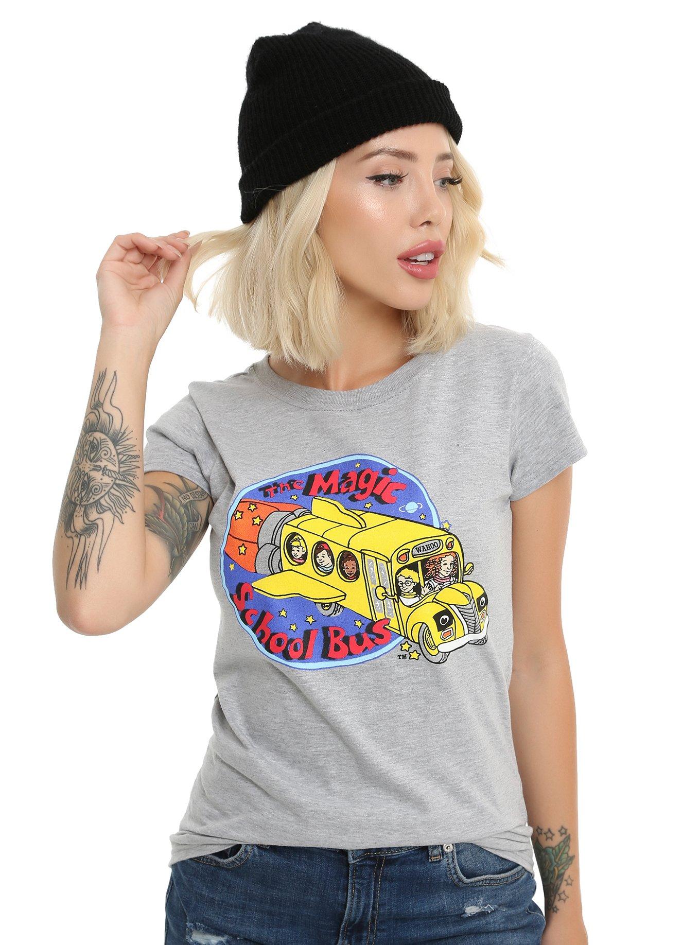 The Magic School Bus Logo T-Shirt, GREY, hi-res