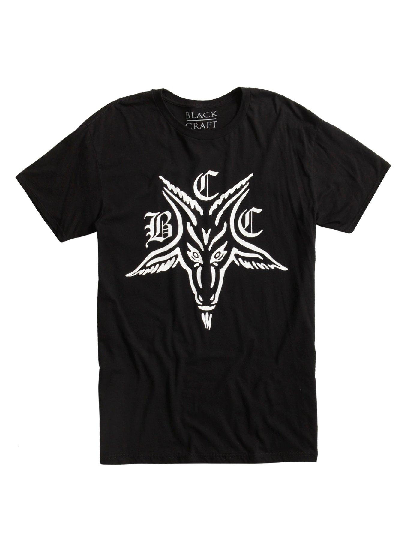 BlackCraft Goat Head T-Shirt, BLACK, hi-res