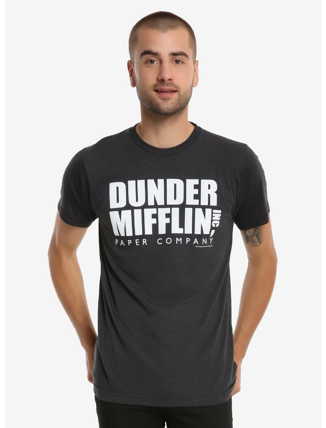 The Office Dunder Mifflin T-Shirt, CHARCOAL, hi-res