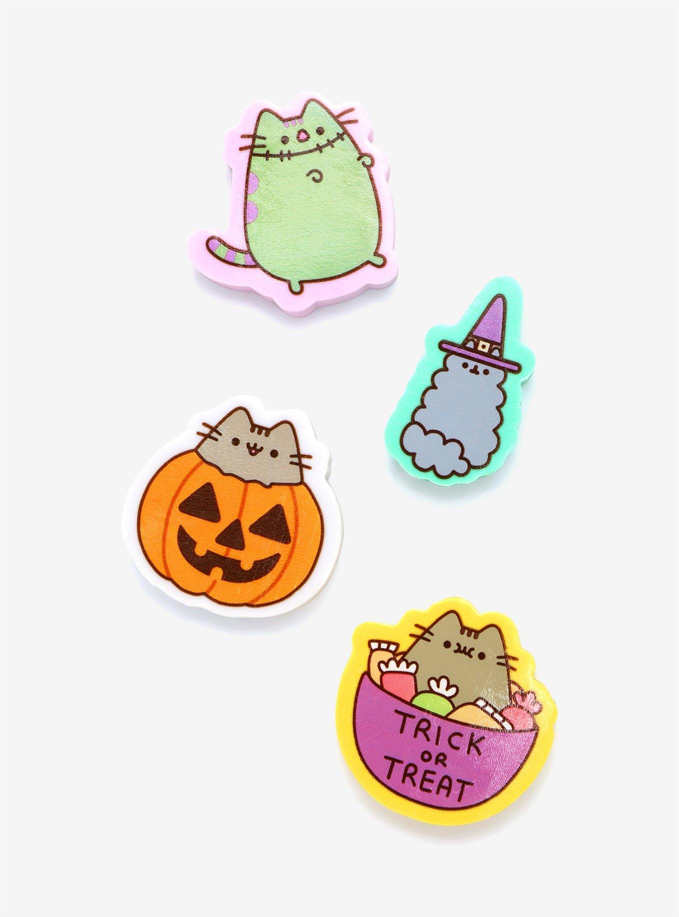 Pusheen Halloween Eraser Set, , hi-res