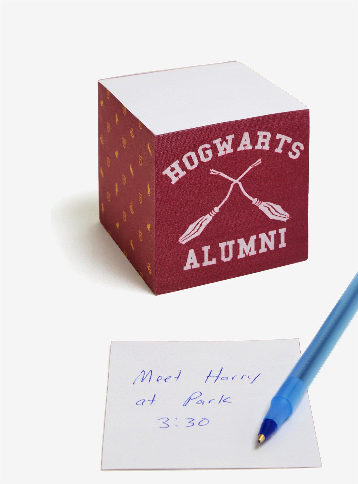 Harry Potter Hogwarts Alumni Sticky Note Cube, , hi-res