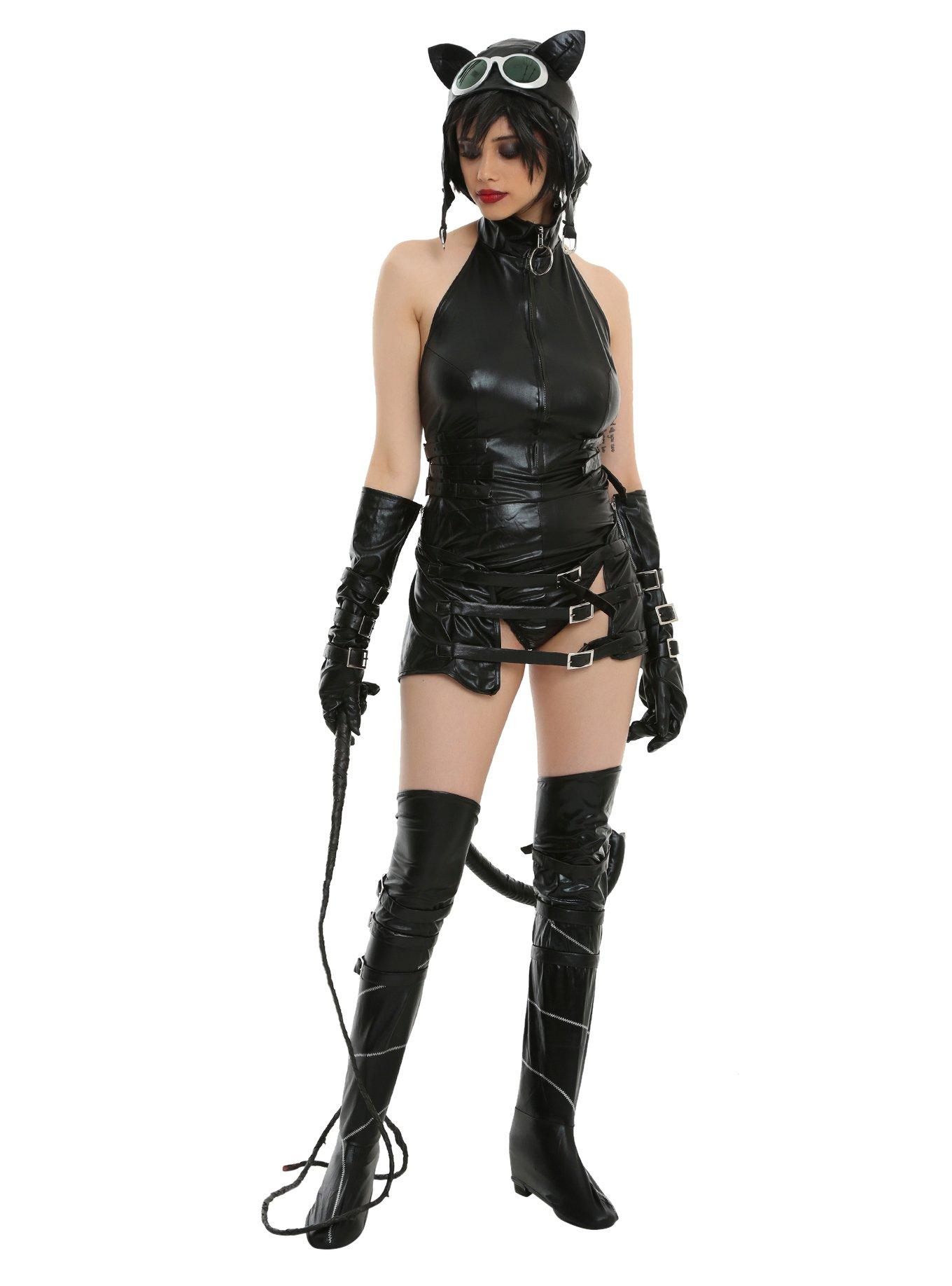 DC Comics Ame-Comi Heroine Series Catwoman Costume, BLACK, hi-res