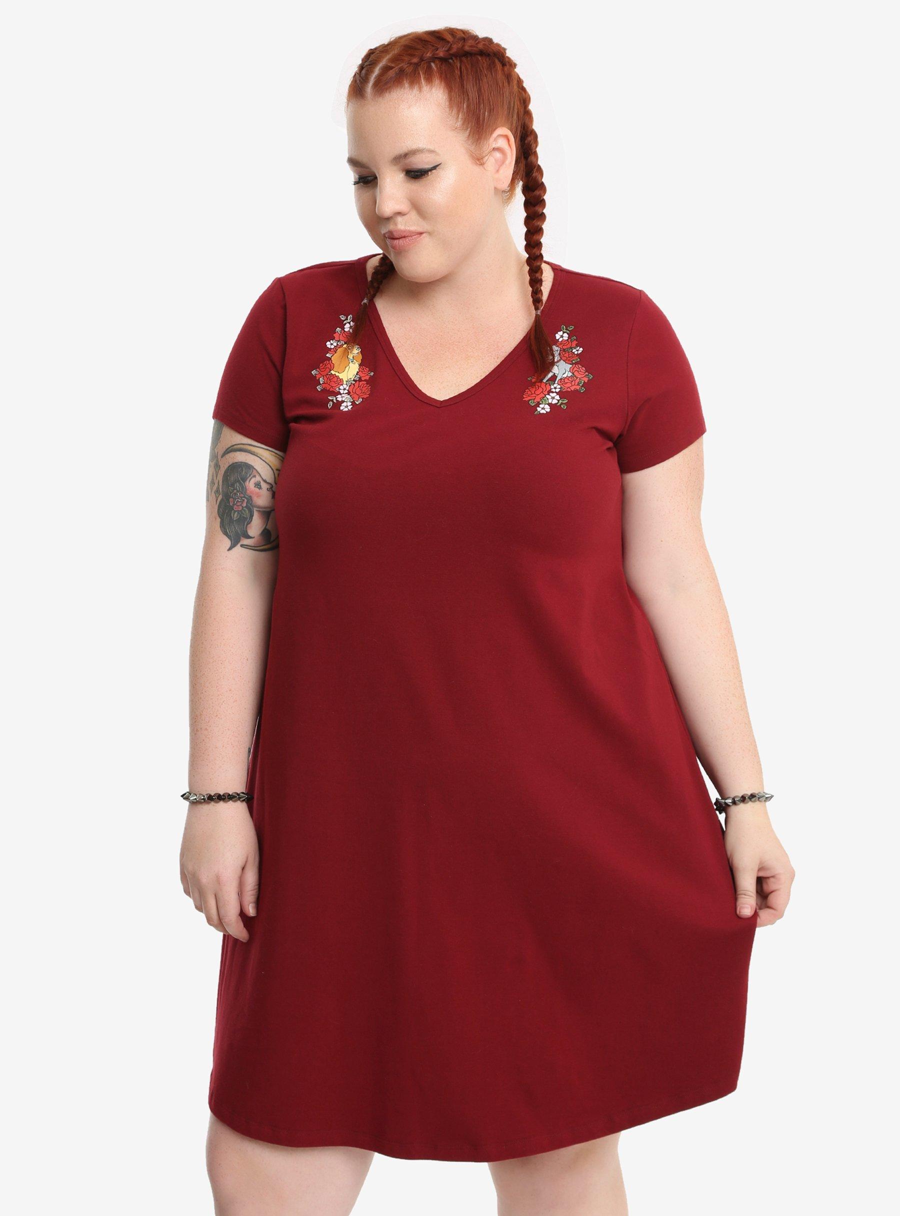 Disney Lady & The Tramp Dress Plus Size, MULTI, hi-res