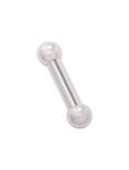 4G Surgical Steel Barbell, SILVER, hi-res