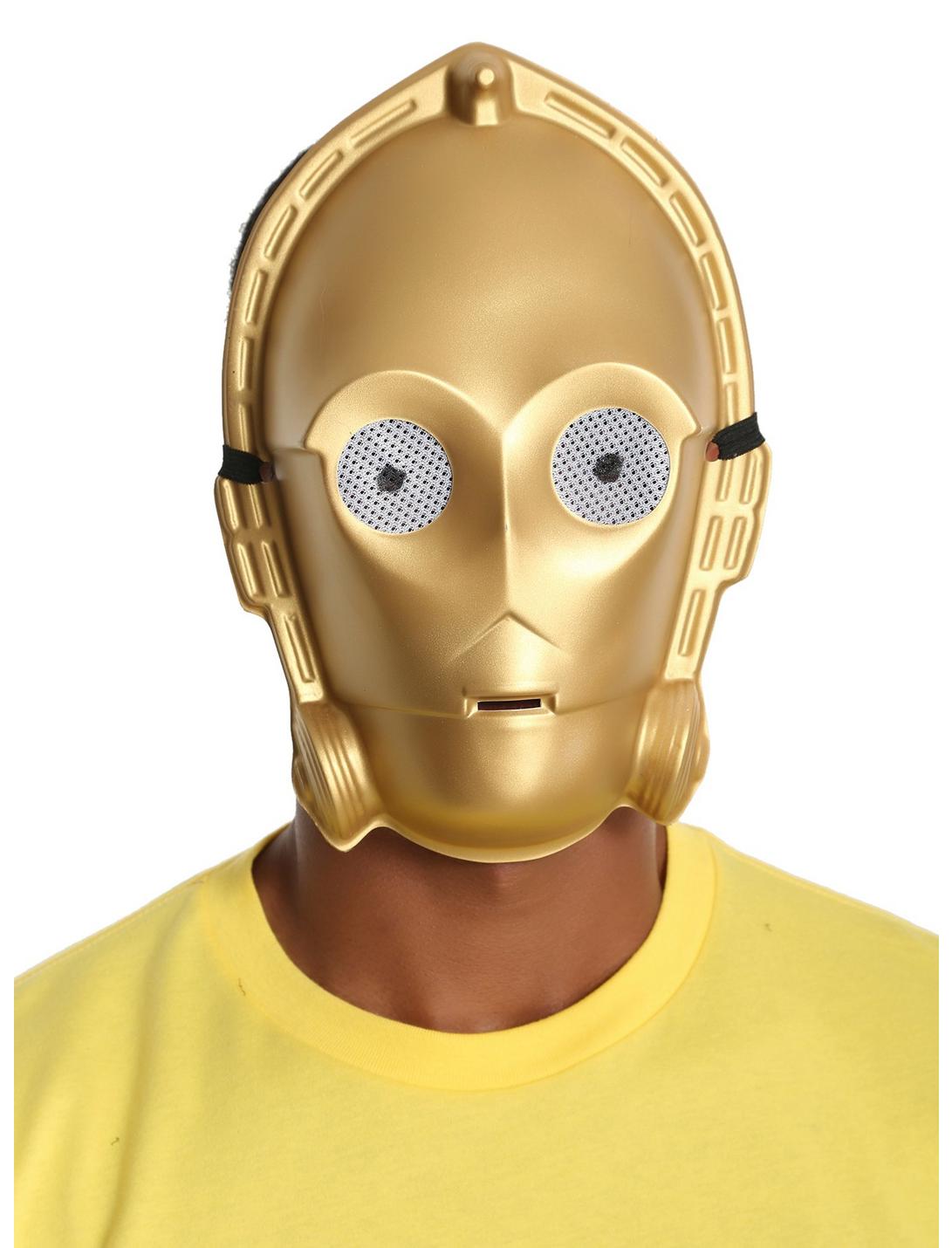 Ben Cooper Star Wars C-3PO Vacuform Mask - BoxLunch Exclusive, , hi-res