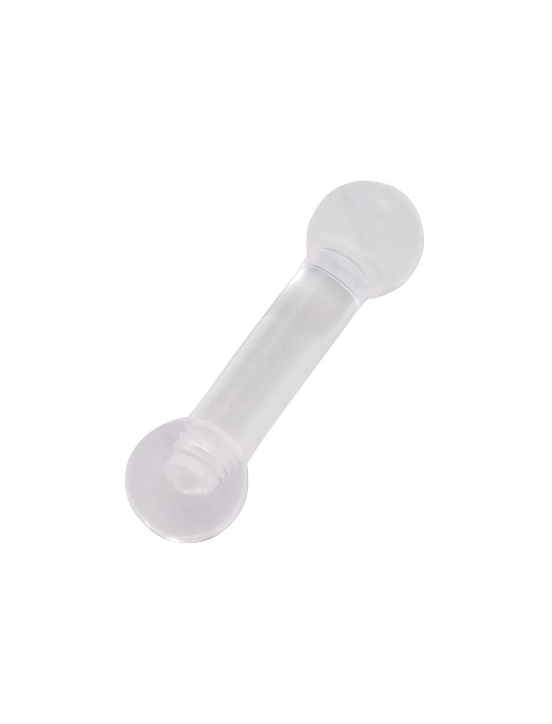 4G Clear Acrylic Barbell, CLEAR, hi-res