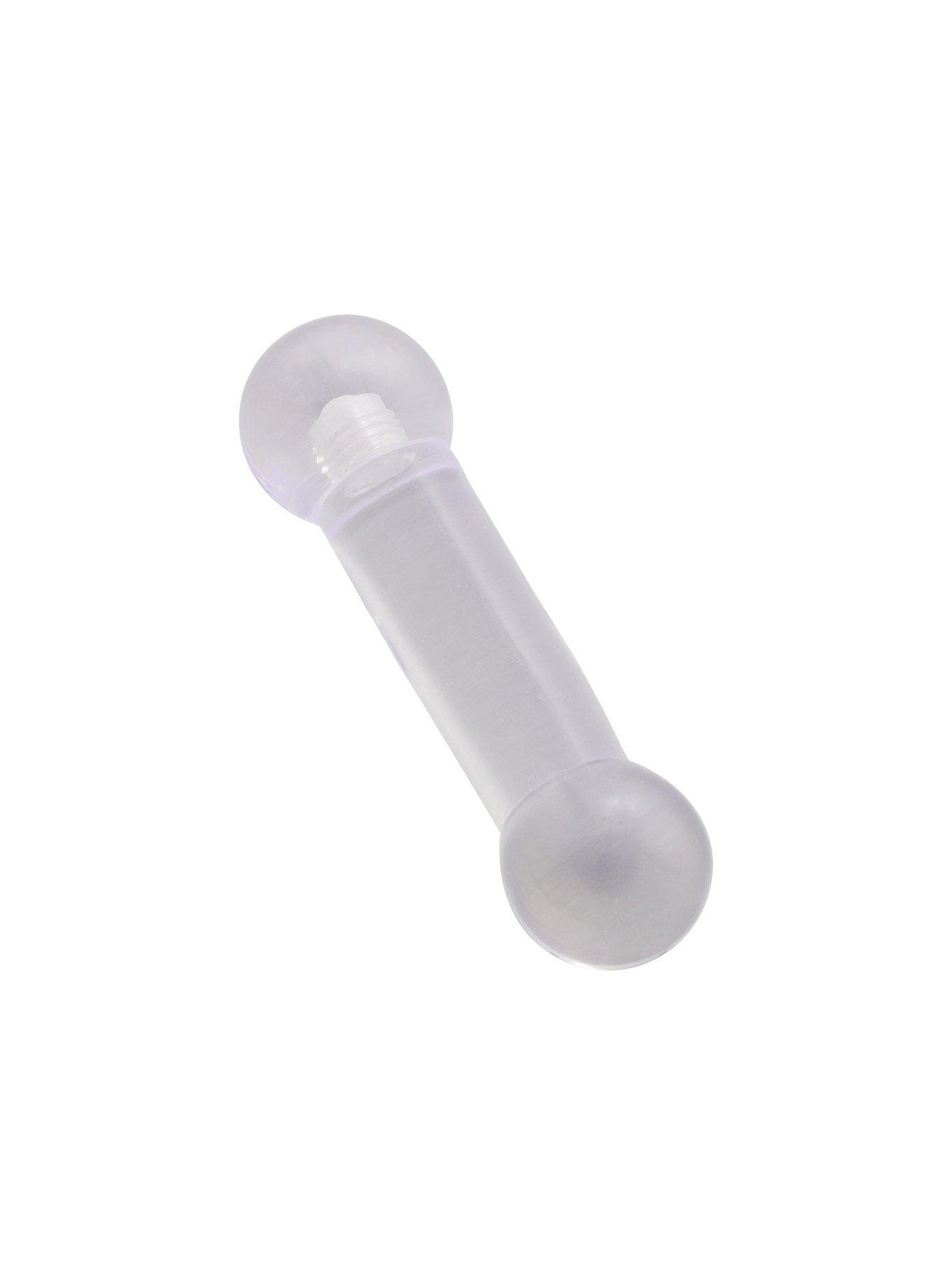 2G Clear Acrylic Barbell, CLEAR, hi-res