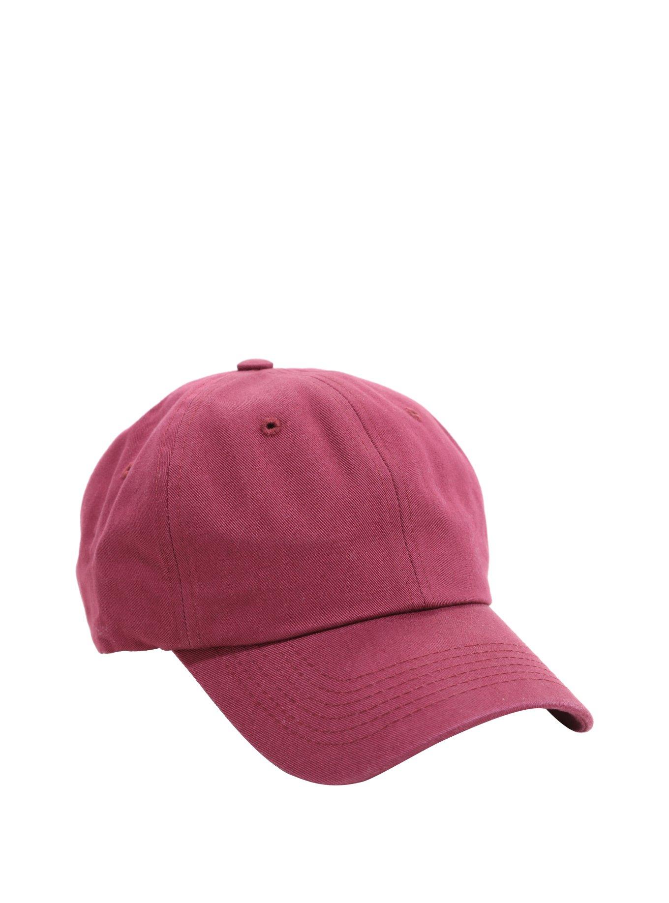 Dad Cap Burgundy, , hi-res