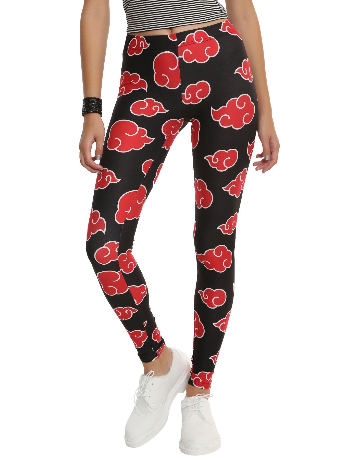 Naruto Cloud Leggings, BLACK, hi-res