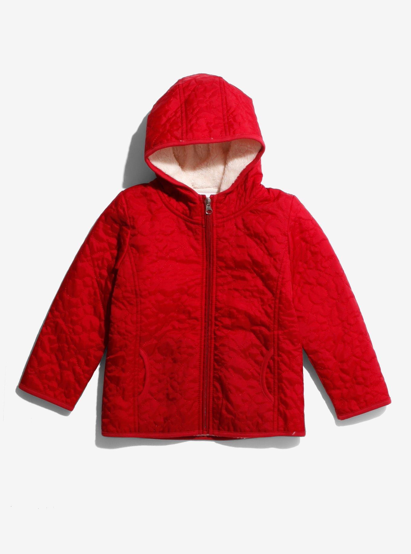 Disney Minnie Mouse Toddler Puffer Jacket, RED, hi-res