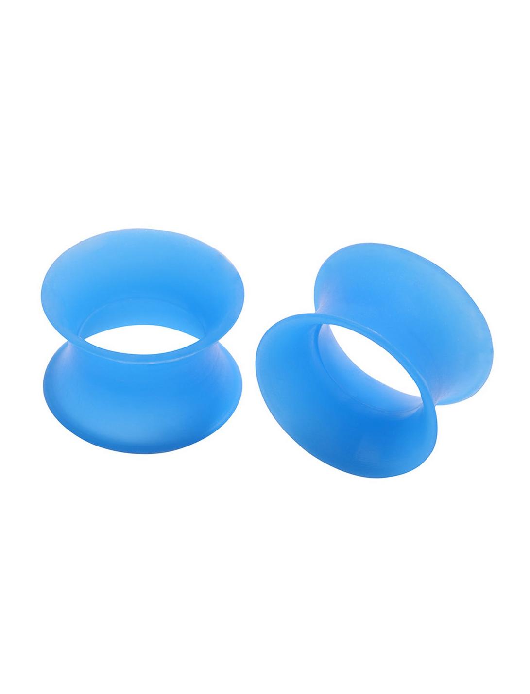 Kaos Softwear Blue Earskin Eyelet Plugs, BLUE, hi-res
