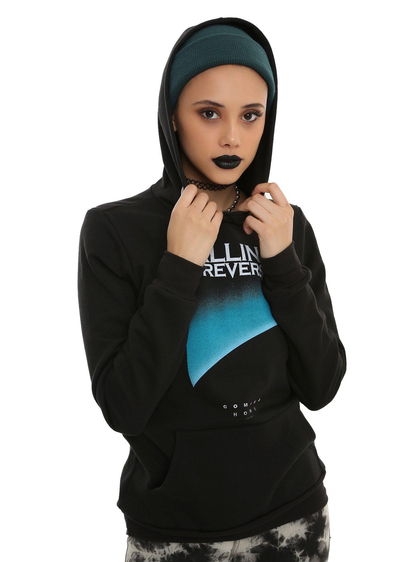 Falling In Reverse Eclipse Girls Hoodie, BLACK, hi-res