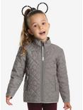 Disney Mickey Mouse Toddler Puffer Jacket - BoxLunch Exclusive, GREY, hi-res