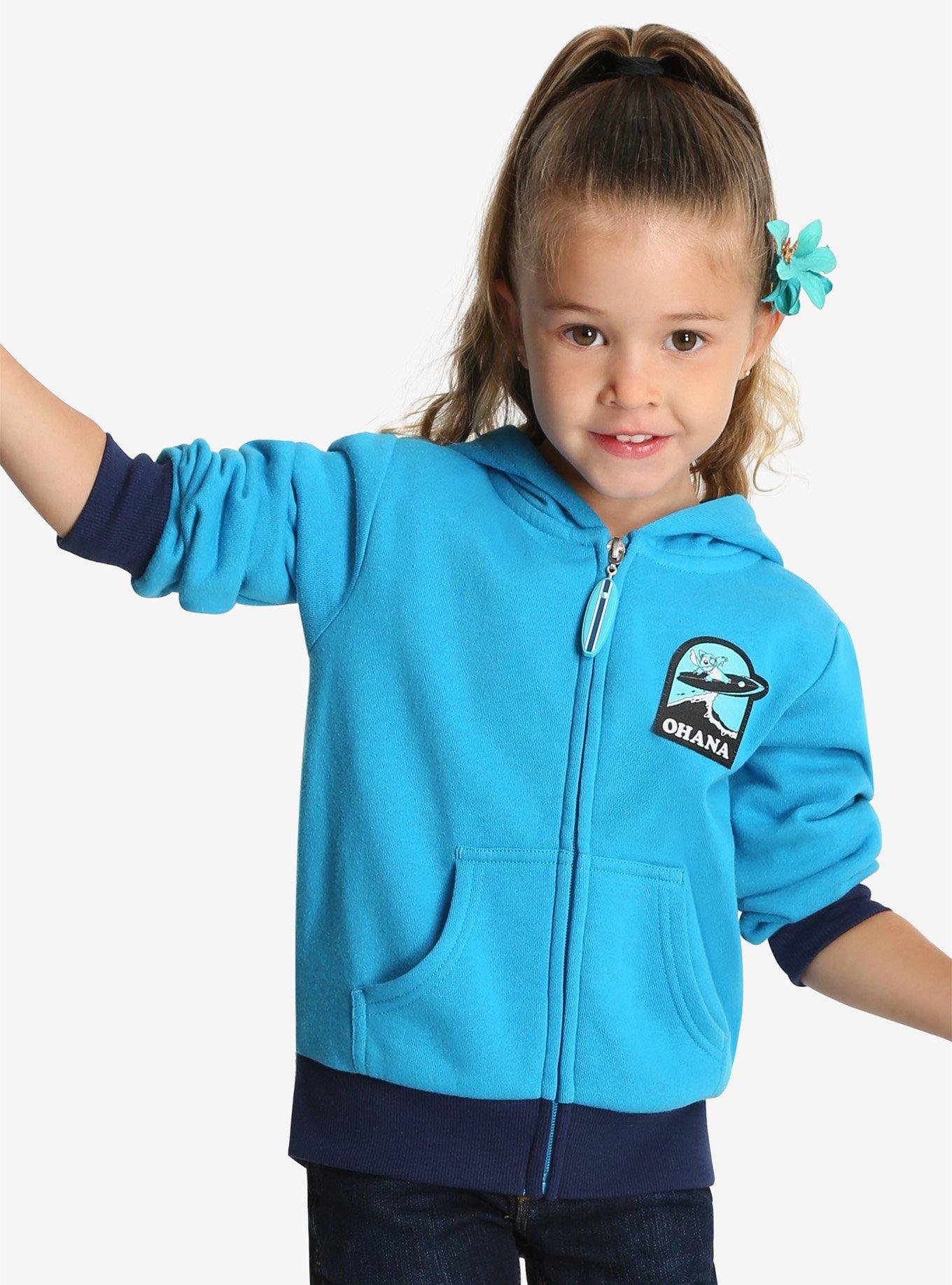 Disney Lilo & Stitch Ohana Surf Toddler Hoodie, BLUE, hi-res
