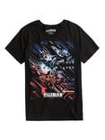 Valerian And The City Of A Thousand Planets Heroes Stencil T-Shirt, BLACK, hi-res