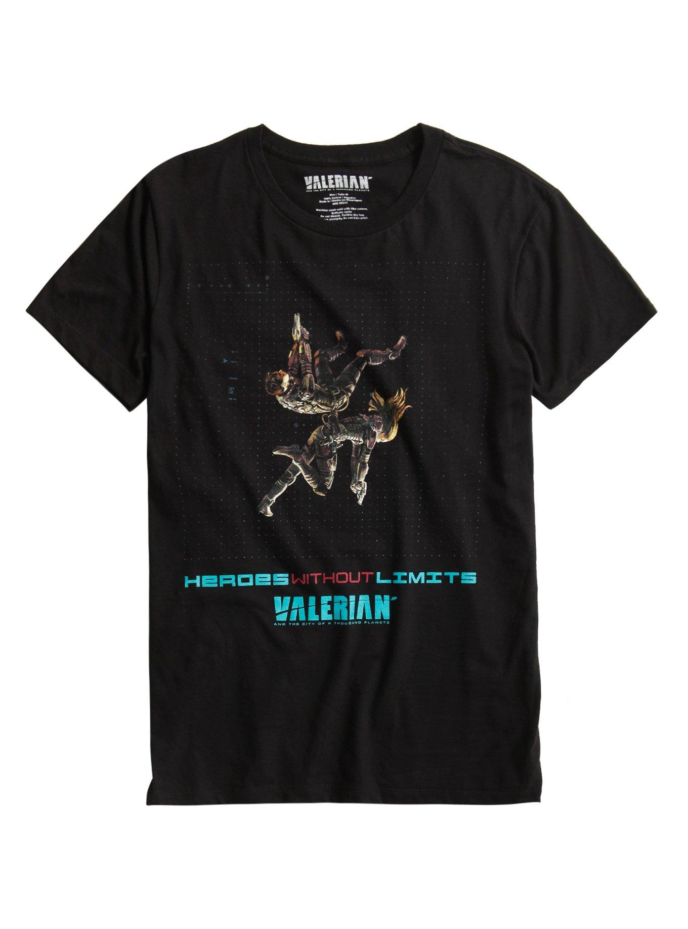 Valerian And The City Of A Thousand Planets Heroes Without Limits T-Shirt, BLACK, hi-res