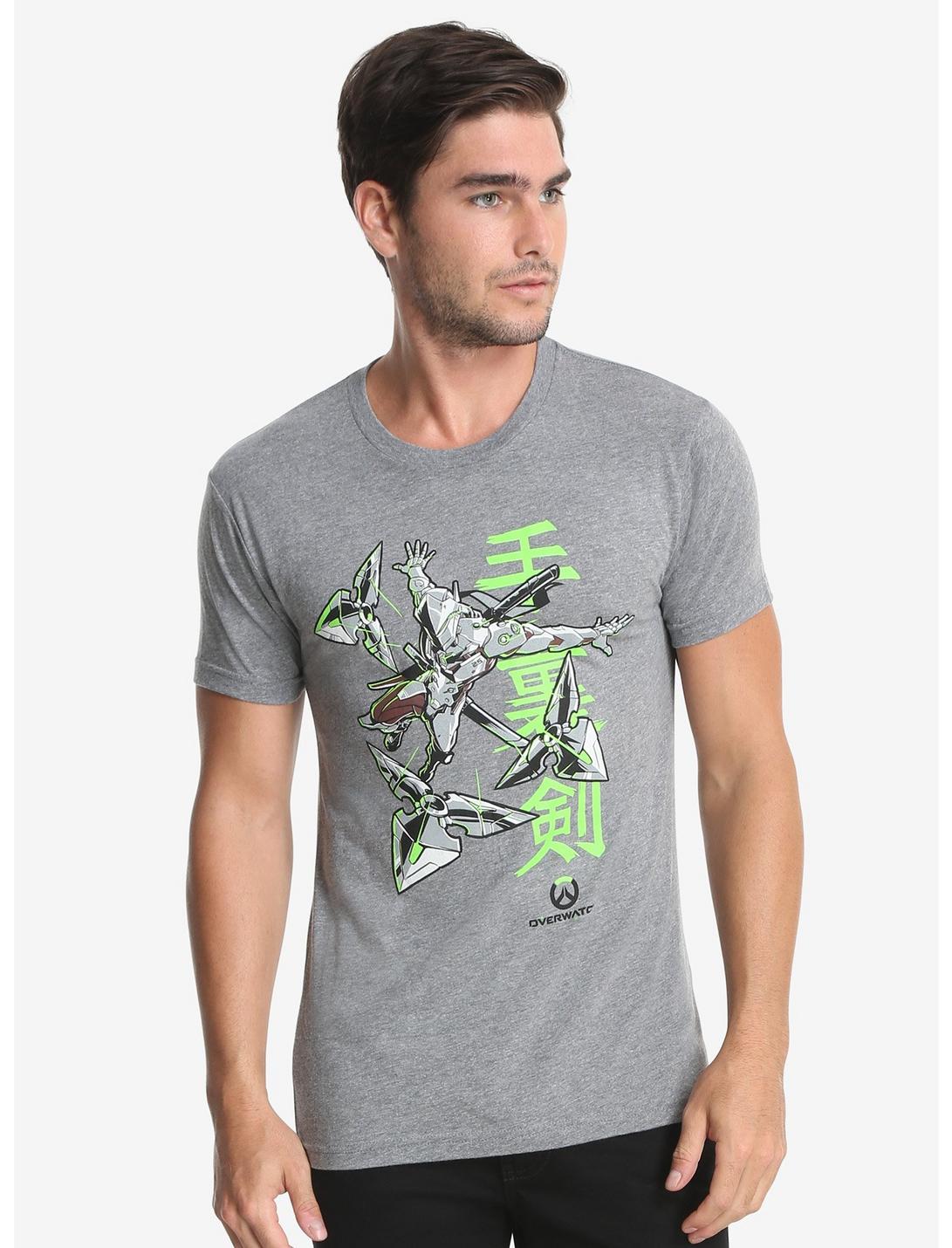 Overwatch Genji Warrior Spirit T-Shirt, SILVER, hi-res