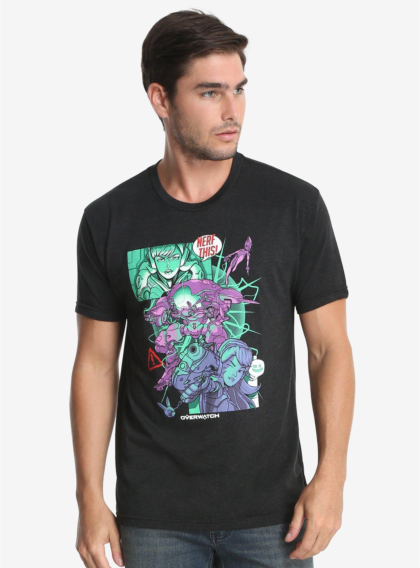 Overwatch Nerf This T-Shirt, BLACK, hi-res